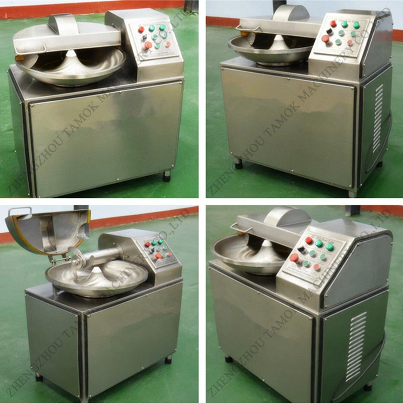Beef Bowl Cutter Chicken Meat Vegetable Cutting and Mixing Machine